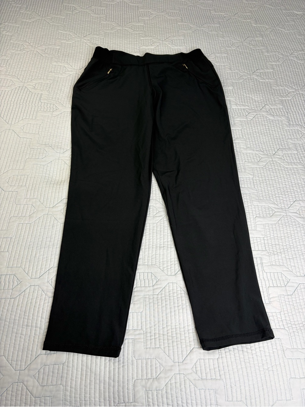 Lilly Pulitzer Run Around Luxletic Pant Black UPF 50 Size Small